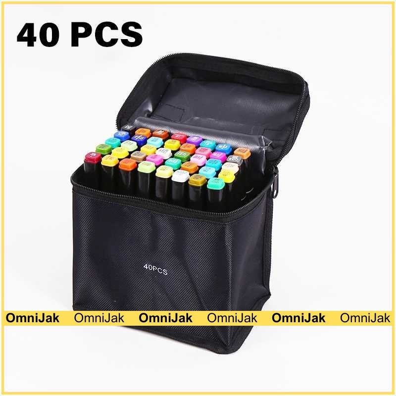 

Toddi Spidol Dual Side Fine Art Brush Art Marker Set 40 Warna - CY-006