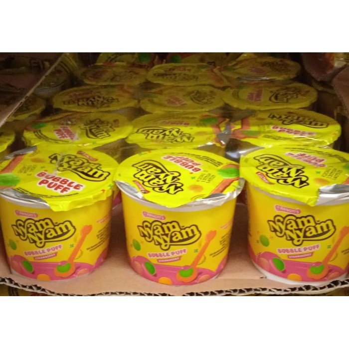 

NYAM NYAM BUBBLE PUFF CRISPY STRAWBERRY