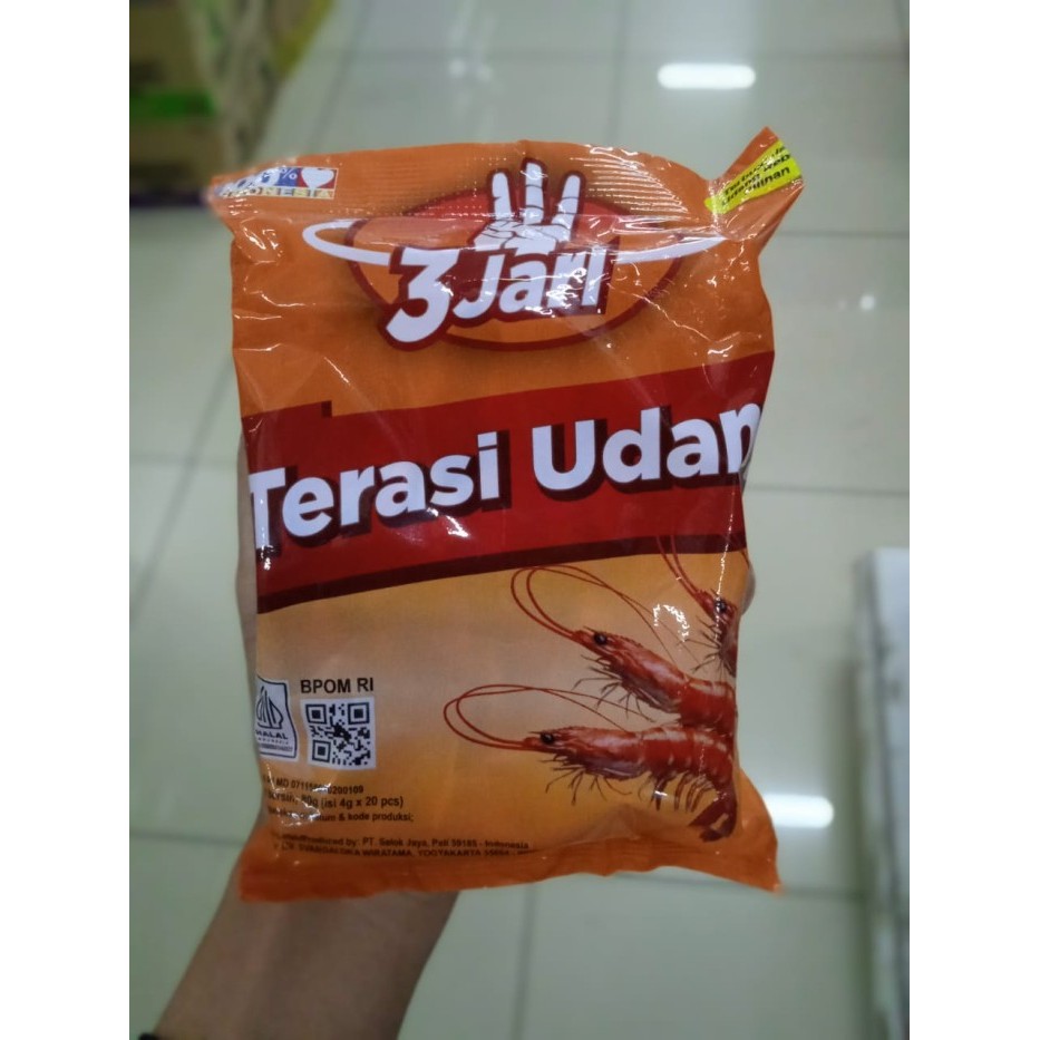 

TERASI UDANG TIGA JARI 80GR