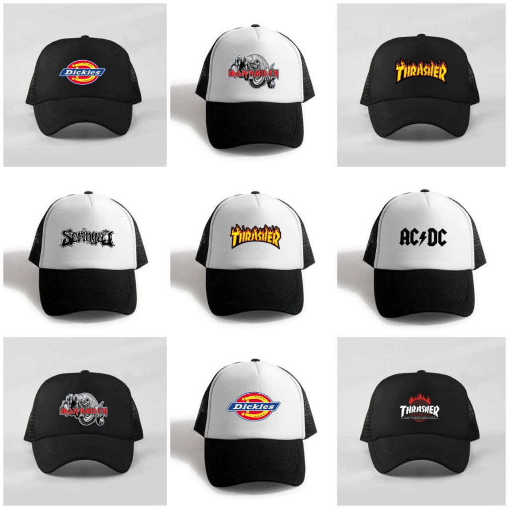 topi jaring pria / topi trucker jaring / topi band / topi distro / topi snapback jaring / topi custo
