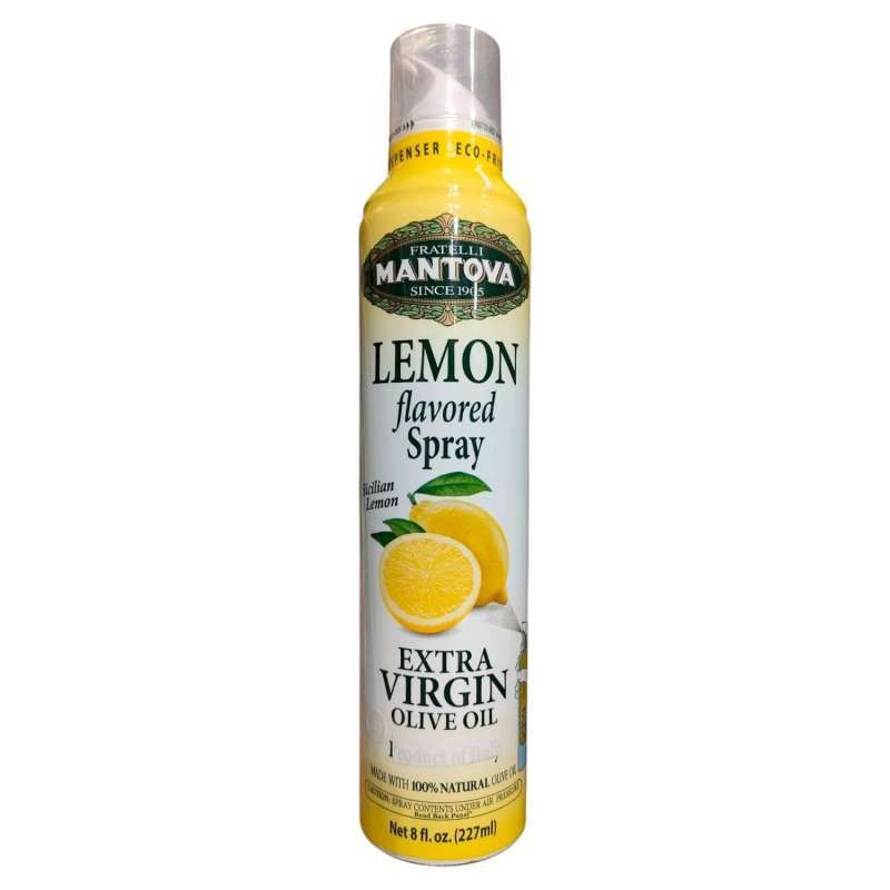 

Fratelli Mantova Lemon Flavored Spray Extra Virgin Olive Oil Minyak Zaitun Semprot 227ml