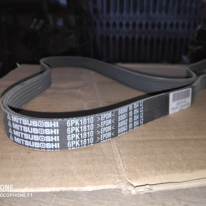 Jual--Cod MITSUBOSHI Fan belt 6PK1810 EPDM tali kipas fanbelt 6PK 1810 G.MAX 1.5