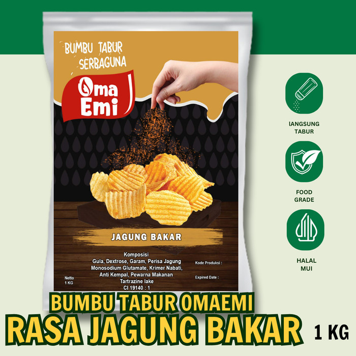 

[PROMO]New BUMBU TABUR JAGUNG BAKAR HALAL FOOD GRADE 1 KG