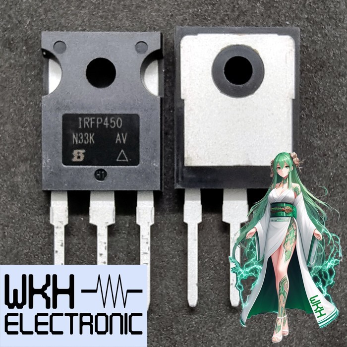 (BACA DESKRIPSI) ORIGINAL IRFP450 IRF450 IRFP IRF 450 14A 500V N-channel Power Mosfet