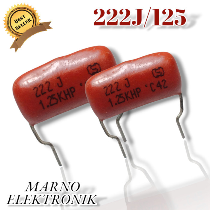 OSA99 CAPASITOR MILAR 2N2 2,2N 22N 222J 125 125KV 2NANO2 2 NANO MILAR