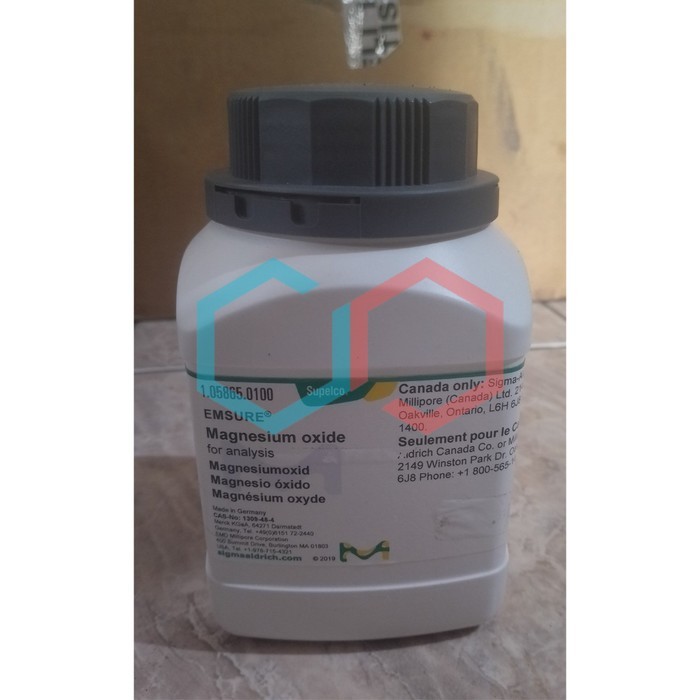 Magnesium Oksida / Magnesium Oxide / MgO 500 gram Merck 105865