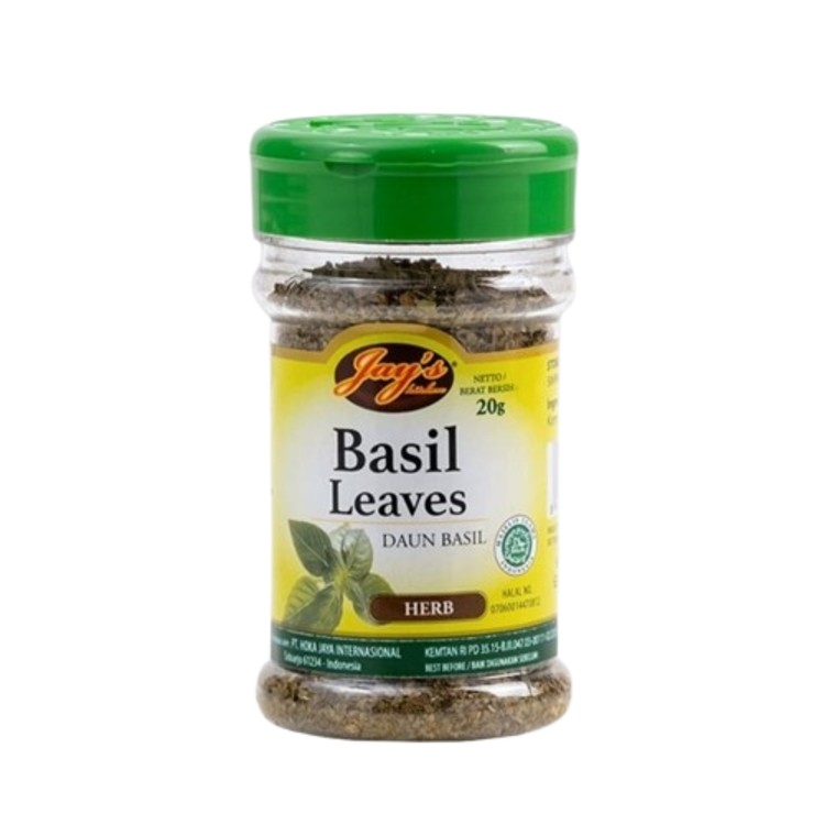 

Jay’s Basil 20gr Daun Basil Kering | Bumbu Dapur Premium