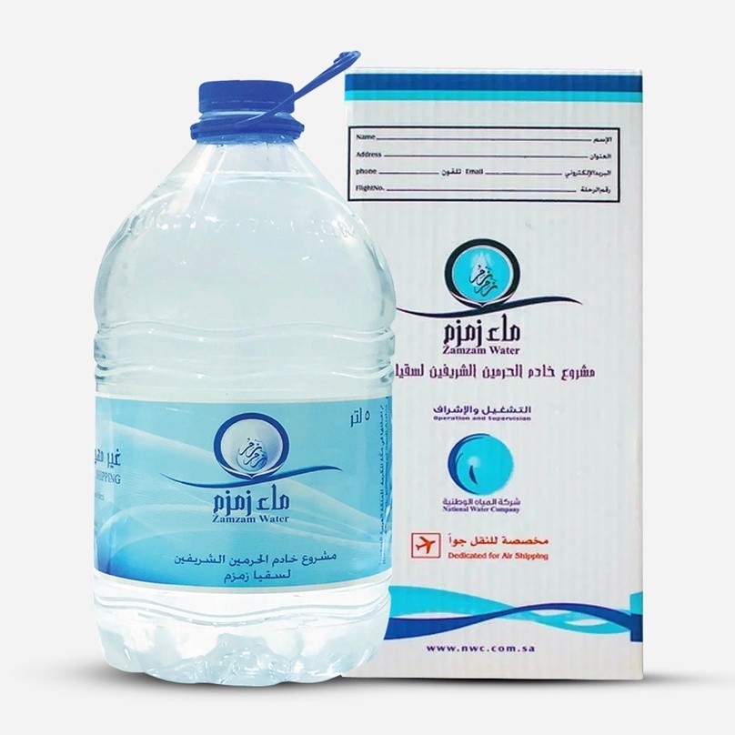 

Air Zamzam 5lt Asli Saudi Arabia Via Jalur Udara ( BARCODE)