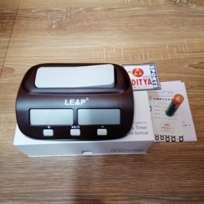 Jam Catur Chess Clock Standar PERCASI - Coklat Kecil