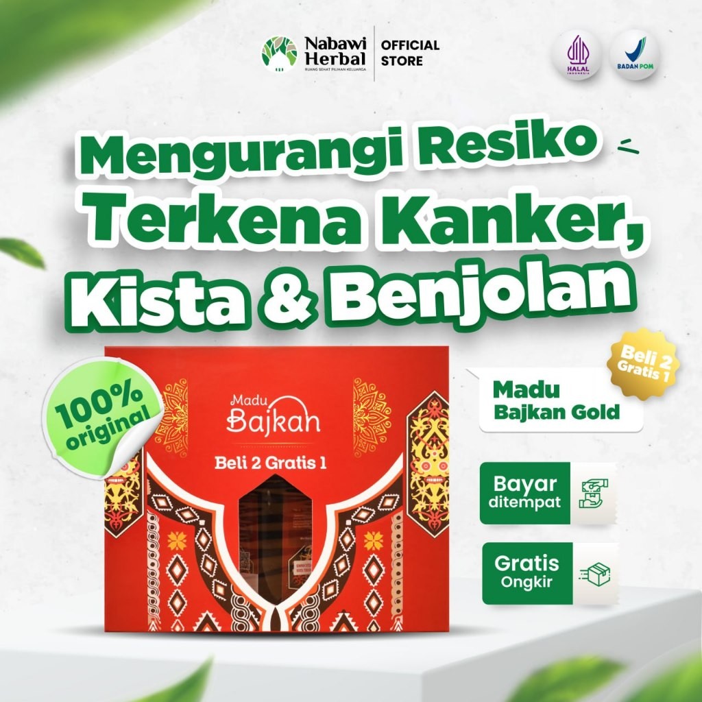 

MADU BAJKAN - BAJAKAH BORNEO GOLD - Membantu Lawan Kanker Tumor Kista dan Atasi Benjolan 250gr
