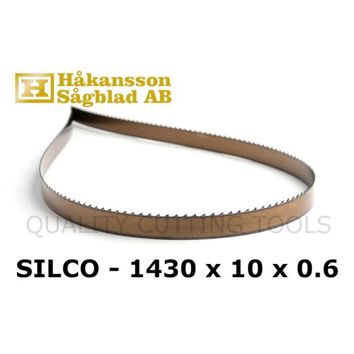 

HAKANSSON Bandsaw Blade 8" inch / Mata Gergaji Pita 1430 x 10 x 0.63 - 10 mm - 6 TPI, 1430