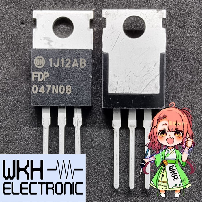 EWR27 FDP047N08 047N08 MOSFET FET TO220 75V 164A N Channel