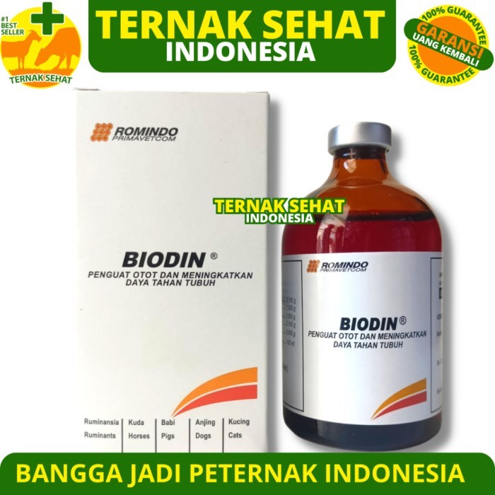 BIODIN 100ML DAN BIODIN 50 ml - Penguat Otot, Penguat Stamina
