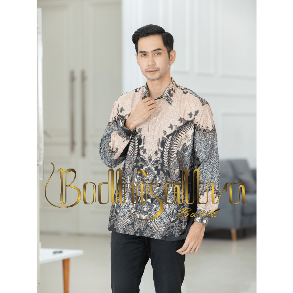 BEST SELLER Bodhisattva Batik Kemeja Batik Pria Lengan Panjang Pandawa