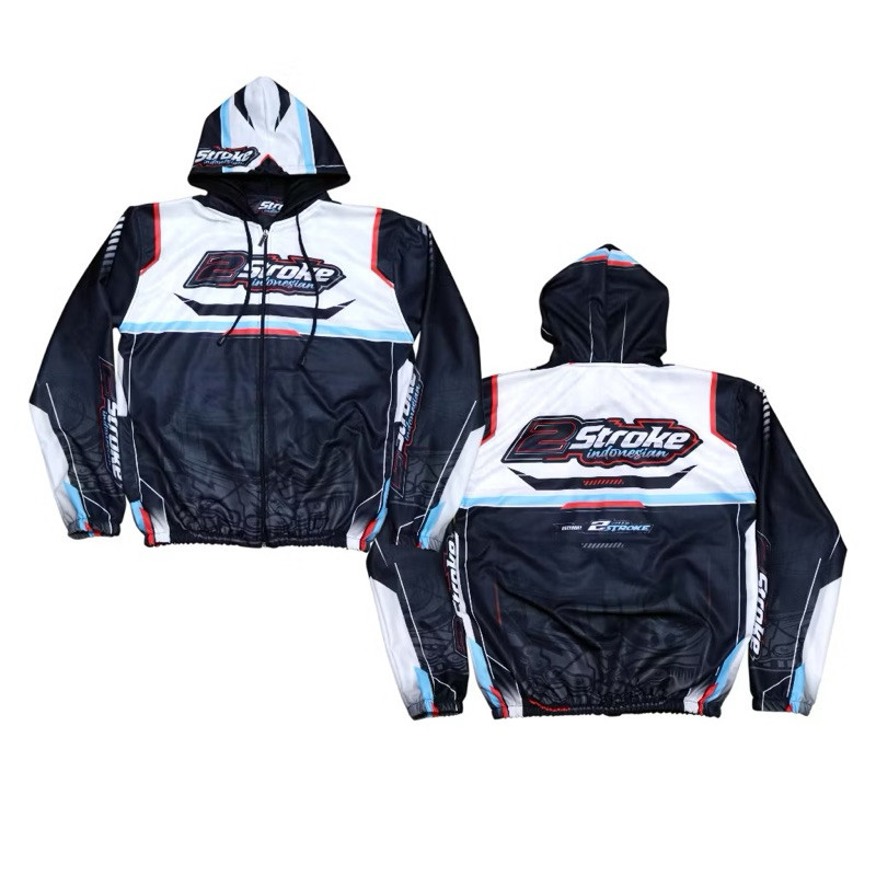JACKET RACING 2 STROKE UNISEX PRIA WANITA DEWASA