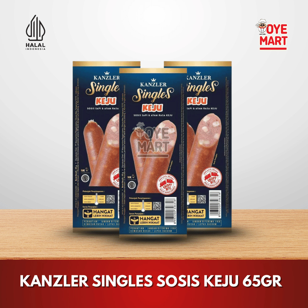 

KANZLER SINGLES KEJU 65GR SOSIS SAPI DAN AYAM