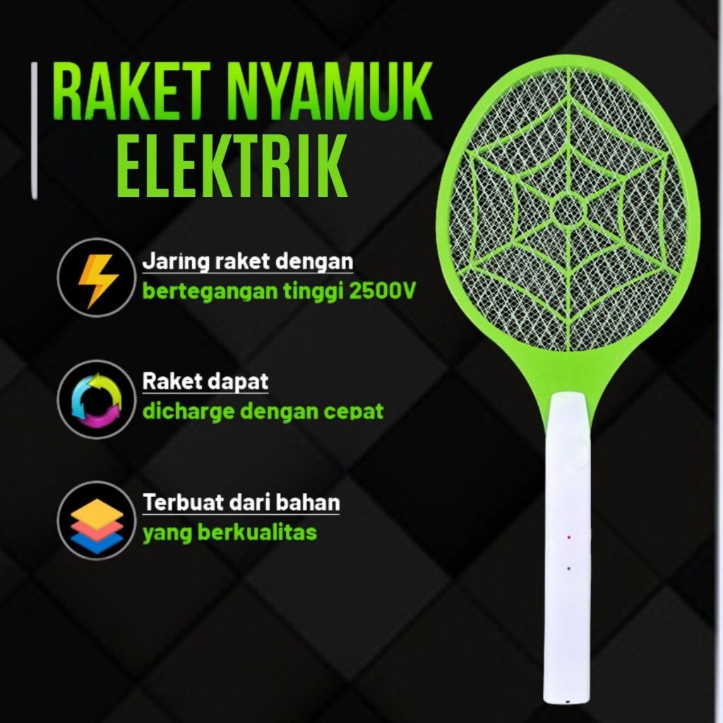 Raket Nyamuk Elektrik Rechargeable mumer / Mosquito Trap Killer / Alat Pembunuh Pembasmi Hama Serang