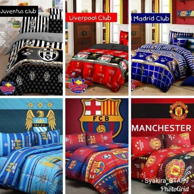 HIGH DEMAND Sale Sprei Motif Bola Club Bola 90X200X20