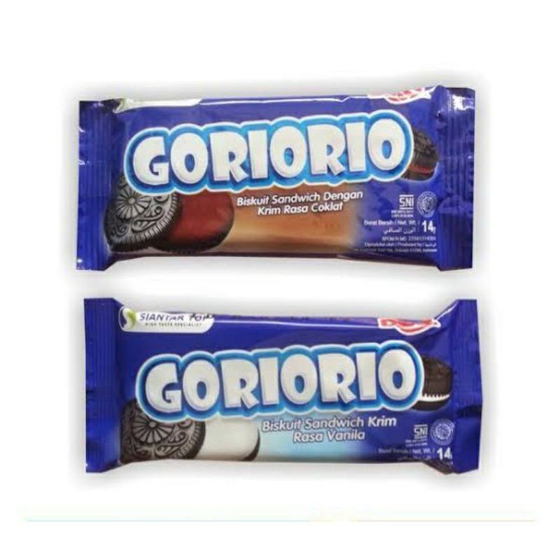 

Goriorio Biskuit Renceng Isi 10 Bks Rasa Cokelat Vanila - ARM