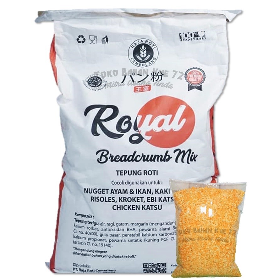 

Royal Tepung Roti Panir Panko Crispy 10kg - CARGO