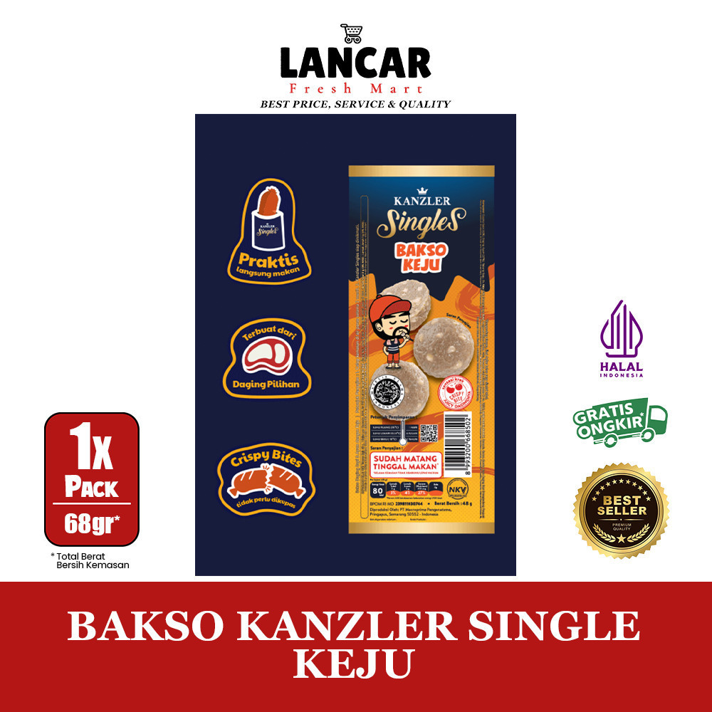 

KANZLER SINGLES BAKSO 68GR