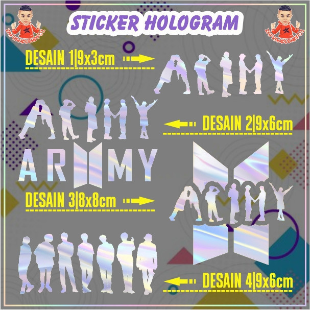 Cutting Stiker BTS Butter Sticker Kaca Mobil Stiker Body Mobil / Motor / Helm / Laptop sticker BTS A