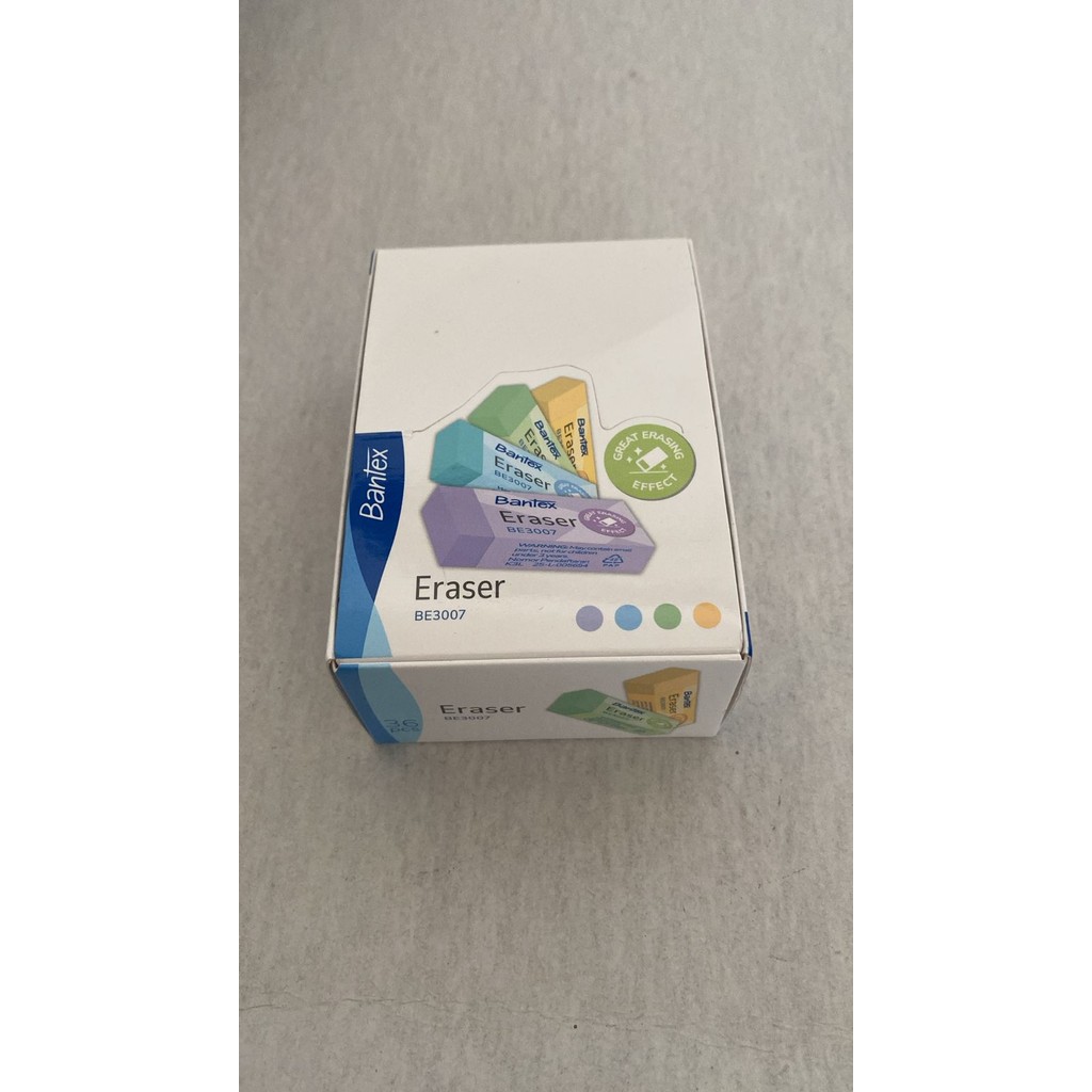 

Murah Bantex Penghapus Kecil Pensil Warna Warni Be 3007 Tpe Dust Free & Efektif [ Dijual Murah Per