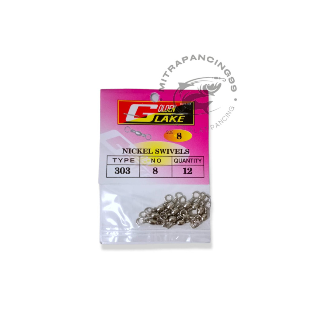 Golden Lake Nickel Swivels Pancing - Kili-Kili Pancing
