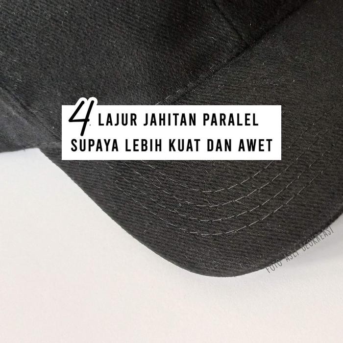 Best Seller Topi Baseball Cap  Hat Basic Polos Pria Wanita Casual Gesper Ring Besi Adjustable Rafel 