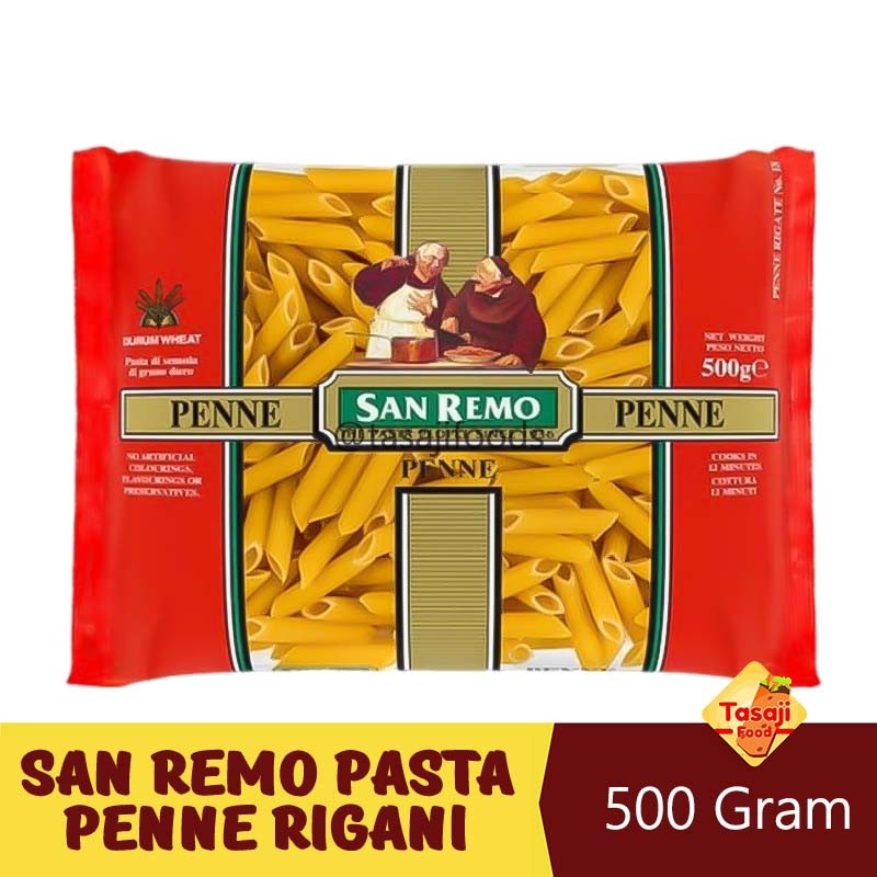 

San Remo Pasta Instan Penne Rigani 500 Gram Kulakan