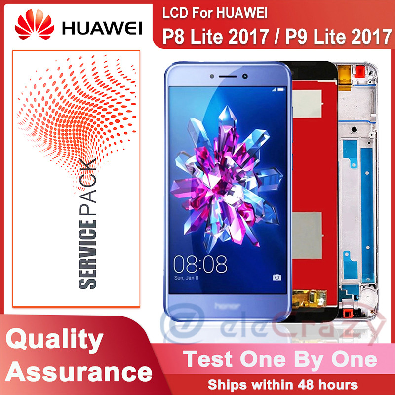 5.2" IPS LCD display for Huawei P8 Lite 2017 LCD touch screen digitizer assembly For P9 Lite 2017 PR