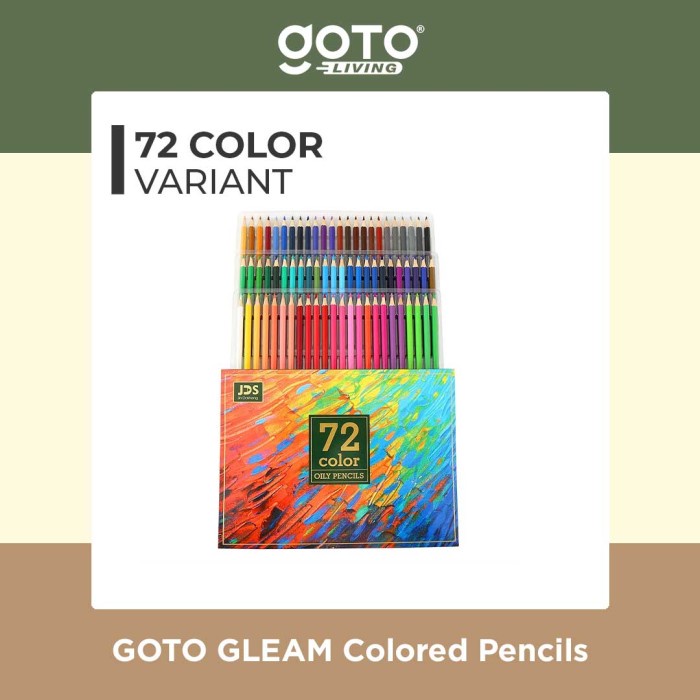 

Goto Gleam Color Pencil Pensil Warna Lengkap Isi 48 72 Pcs Besar - 48 PCS