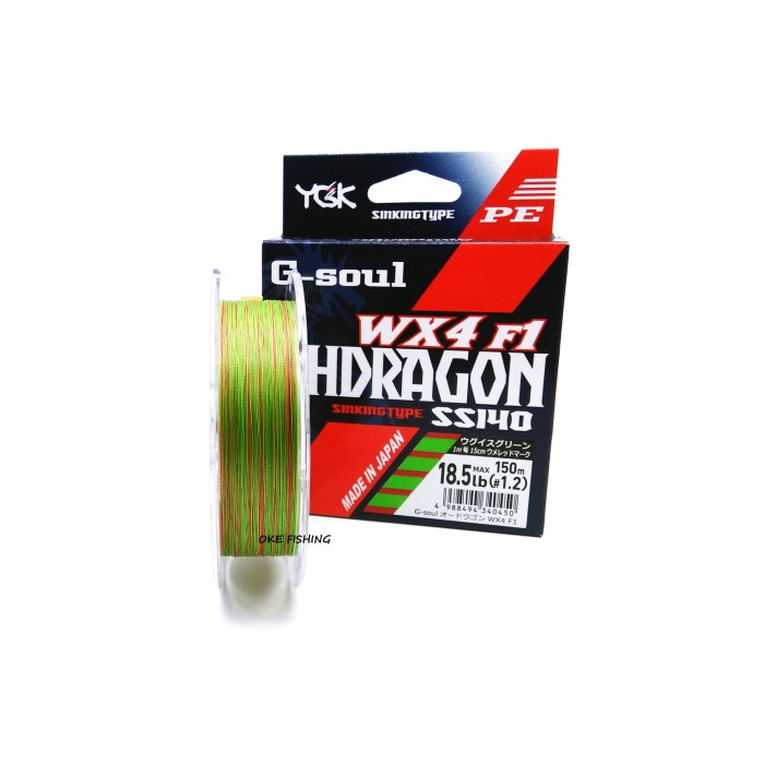 PE YGK G-SOUL OHDRAGON WX4 150 M