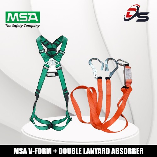 MSA V Form Full Body Harness / Safety Belt MSA Original - Body harness