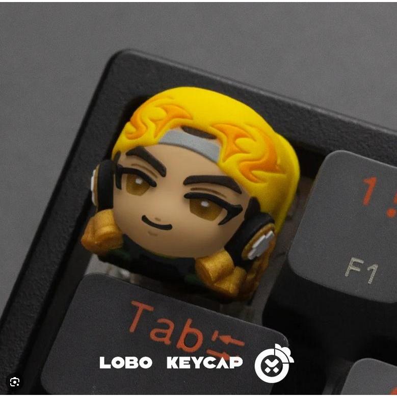 Lobo Raze Valorant Agent Theme Artisan Keycaps Resin Keycap