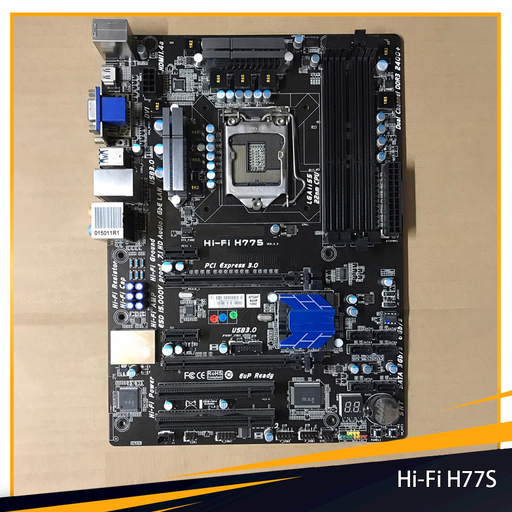 Hi-Fi H77S H77 LGA 1155 DDR3 USB 3.0 USB 2.0 ATX Motherboard