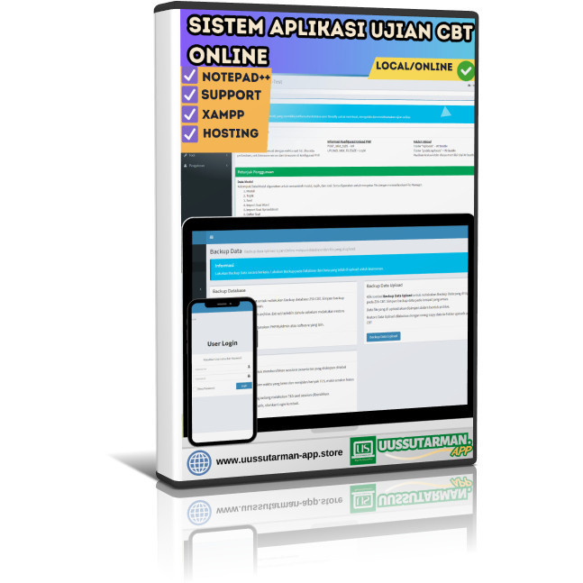 Aplikasi Ujian Online CBT Berbasis web php 5