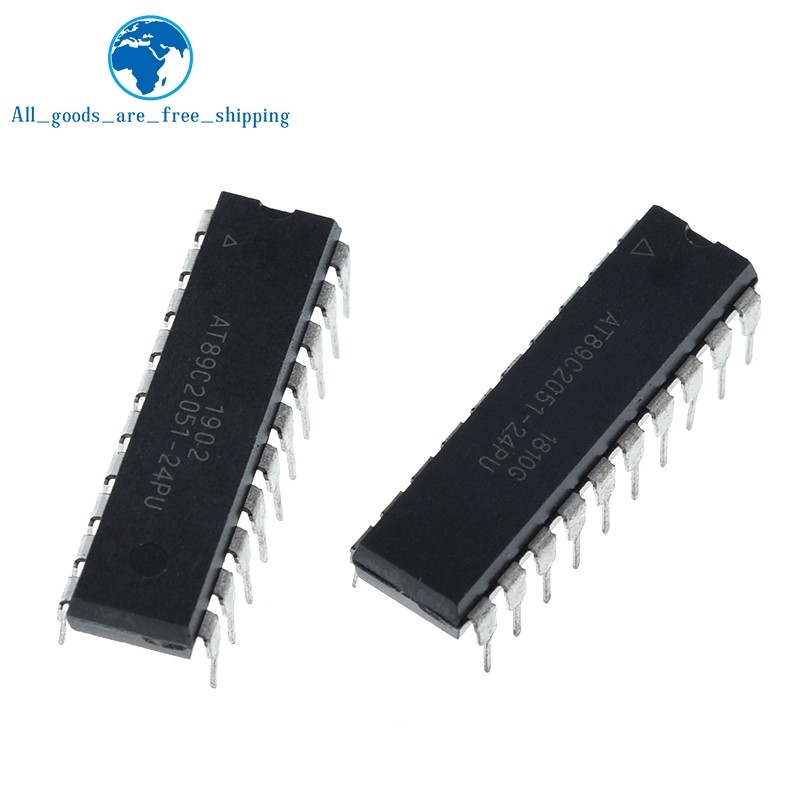 TZT 1/3pcs AT89C2051-24PU AT89C2051 for programmer