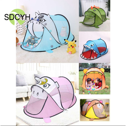 SDCYH Tenda anak anak tenda otomatis Tenda Anak Karakter Tenda Camping Anak Lipat Tenda Anak Murah K