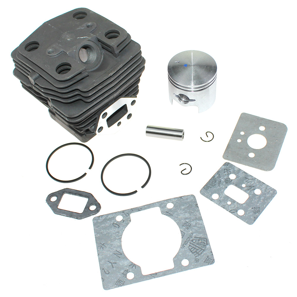 Cylinder Piston Kit For Husqvarna 143R II 443RB 541RB 541RS 541RST 542RBS 143AE RedMax BC4300 BC4301
