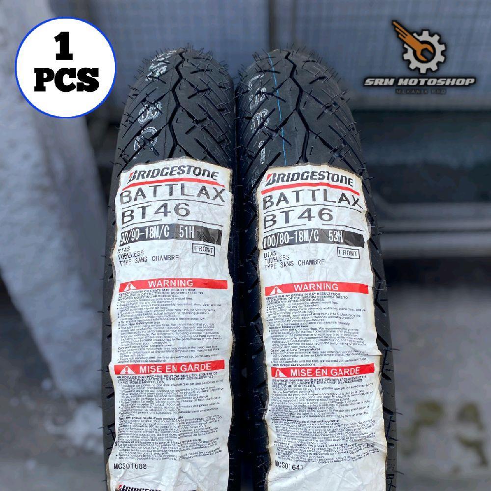 BAN MOTOR BATTLAX RING 18 UKURAN 90/90 100/80 100/90 BAN RX KING SERIES/NINJA 2T TIPE TUBELES IMPORT