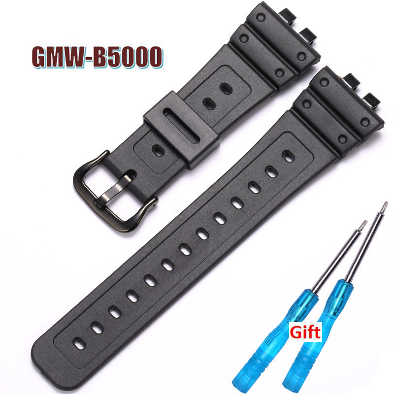 Black Wat Band Strap GMW-B5000 Smart Bracelet accessories Watband Silicone resin Wrist bands GMW-B50
