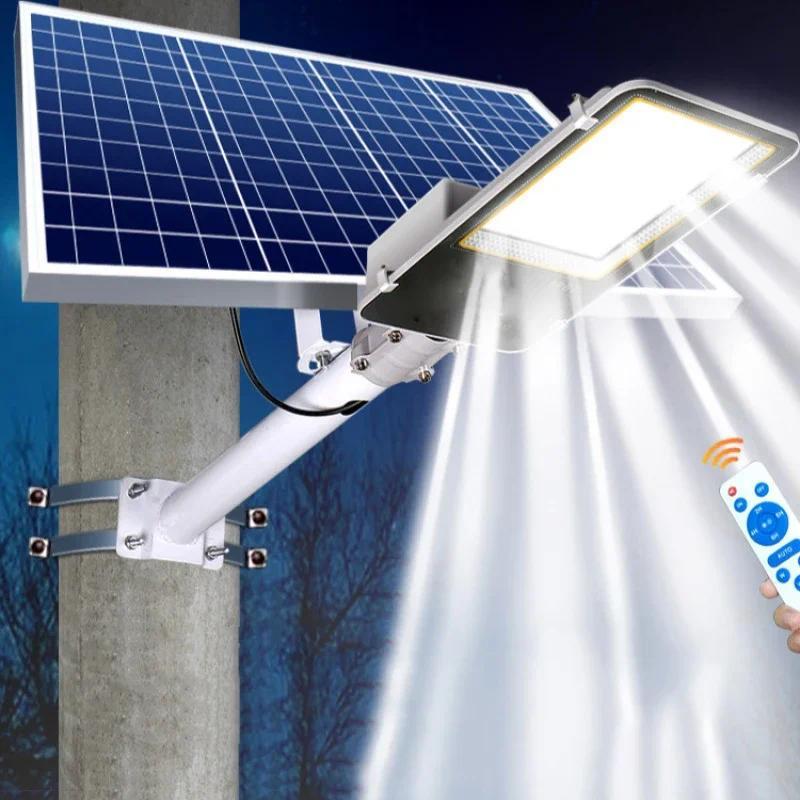 Solar Street Light Outdoor Solar Street Light Garden Sunlight House Remote Control IP67 Waterproof W