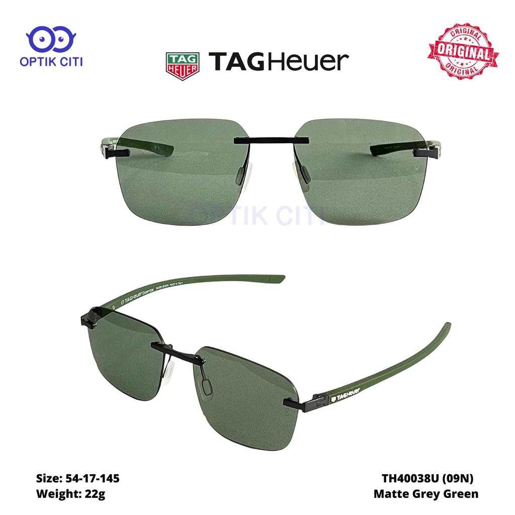 Kacamata Sunglasses Polarized Pria Tag Heuer Essential TH 40038 U -09N - S 56 Original