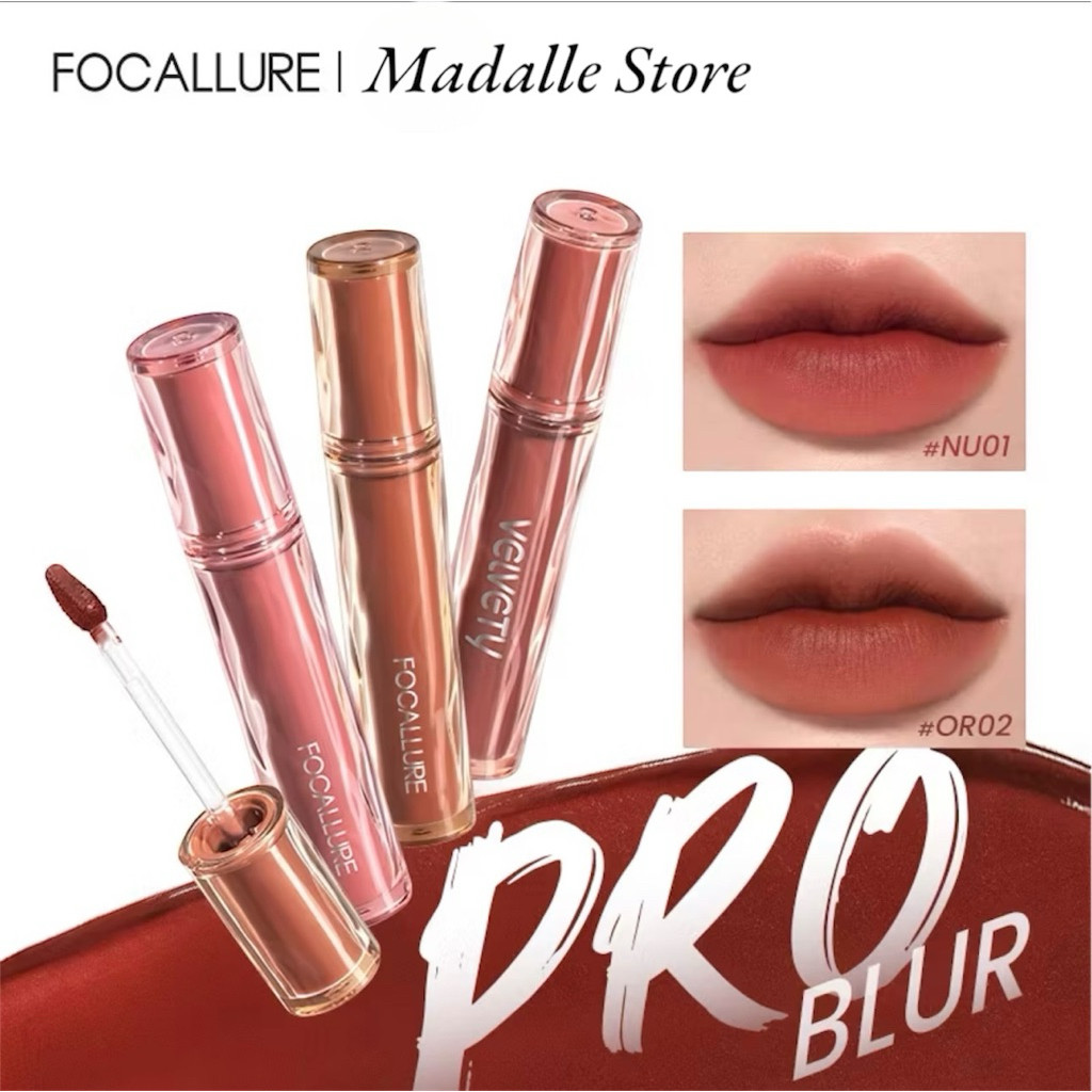 FOCALLURE Pro-Blur Airy Velvety Tint Velvete Matte Mossue Lipcream