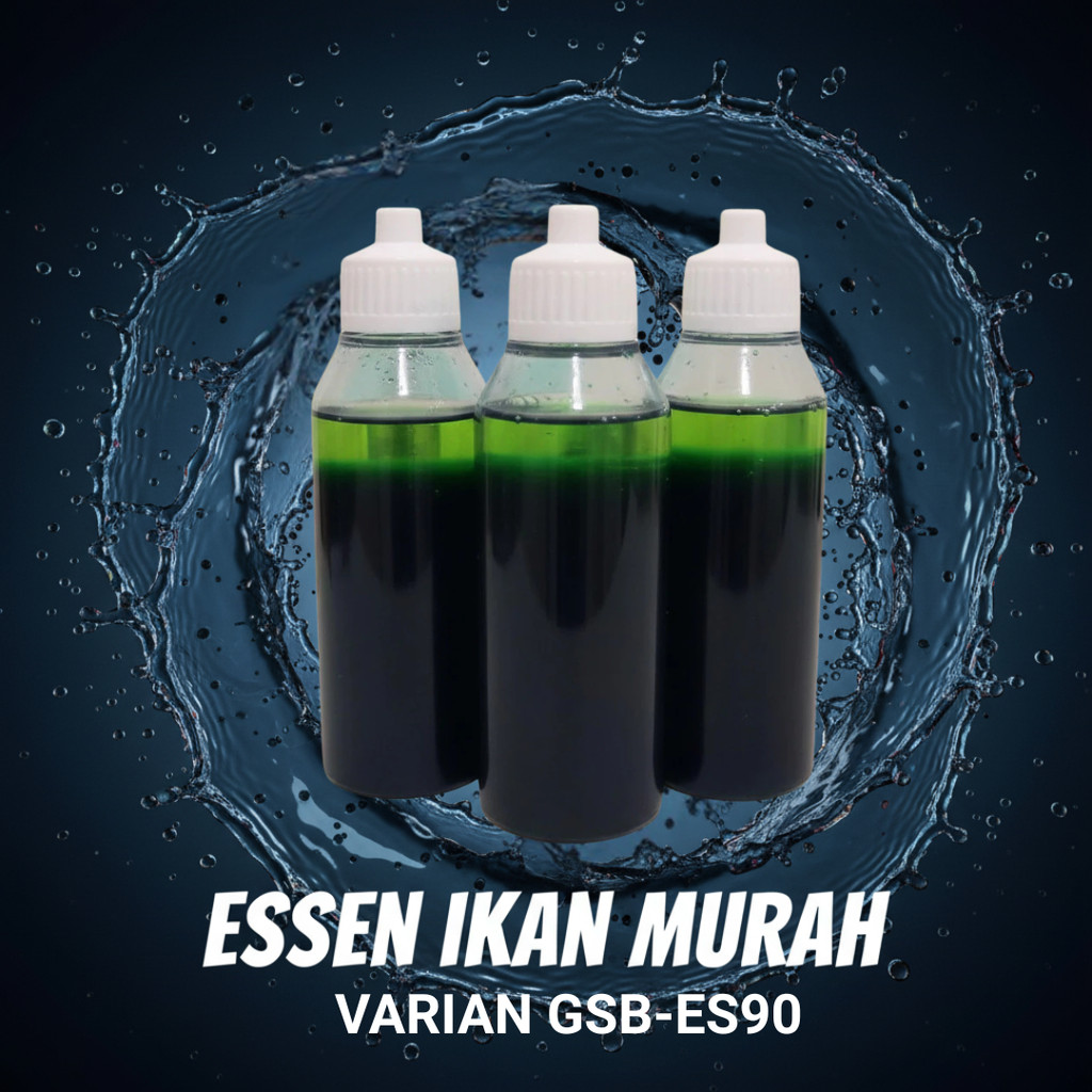 Essen Ikan Murah Aroma Ikan Campuran Umpan 90 Rasa Ukuran 30ml Oplosan Terbaik Premium Ikan Tombro I