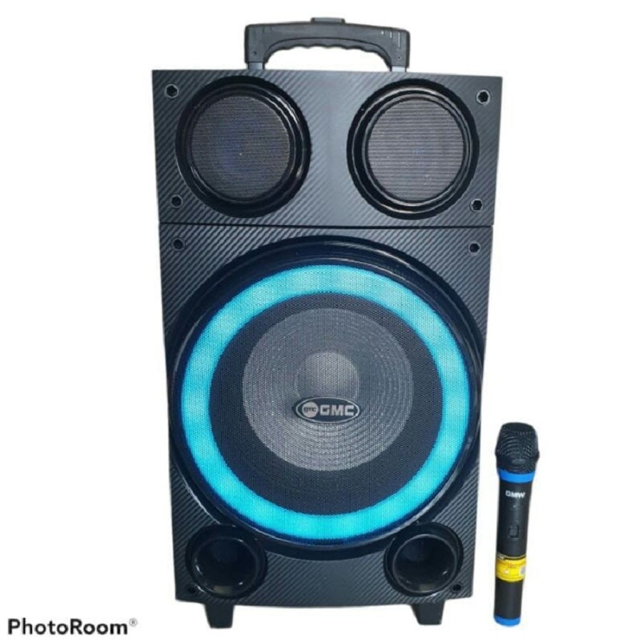 SPEAKER PORTABLE BLUETOOTH GMC 897L 897 L SPEAKER MEETING FREE MIC WIRELESS