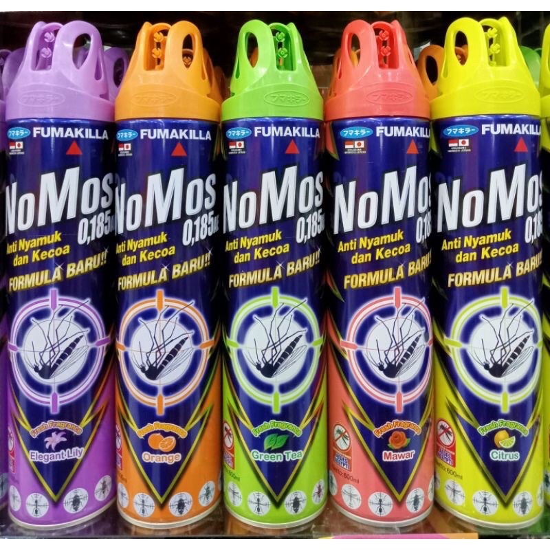 NOMOS AEROSOL 600 ml OBAT NYAMUK SEMPROT NOMOS