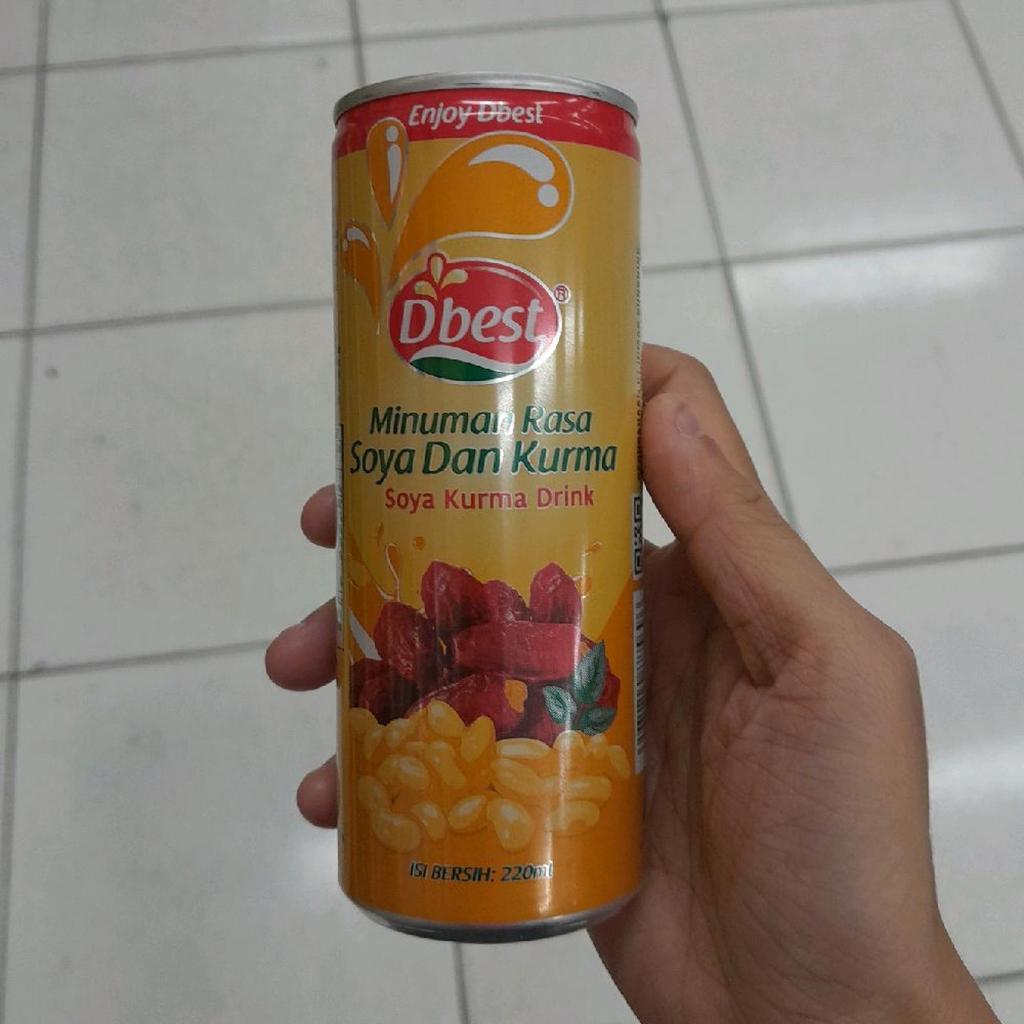 D'Best Soya Kurma Minuman Kaleng 220ml