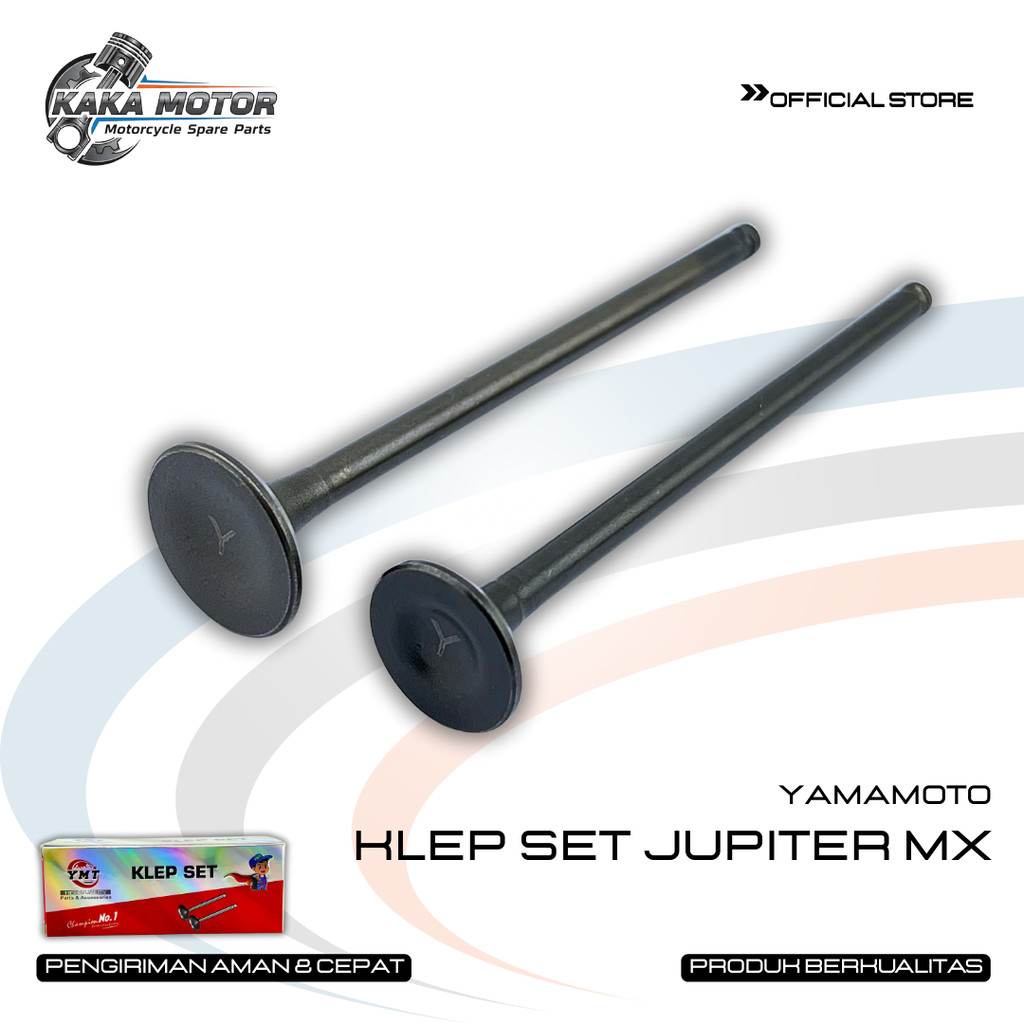 KLEP SET JUPITER MX YAMAMOTO - Valve Set Payung Klep Yamaha Jupiter MX Old / New 135cc